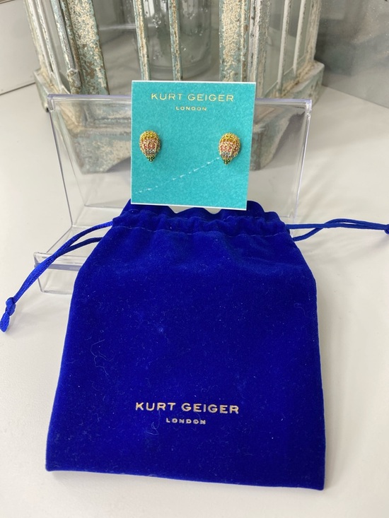 Kurt Geiger Jewelry - Kurt Geiger Multicolor Crystal Eagle Head Stud Earrings